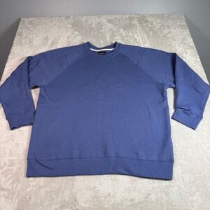 NWOT American Giant Mens Long Sleeve Crew Neck Sweatshirt XL Purple Periwinkle